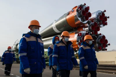 yolantarutowicz - Nową rakietą Sojuz-2.1a na Międzynarodową Stację Kosmiczną (ISS) ud...