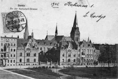 SzycheU - Szpital przy ul. św. Wojciecha ,1906 rok.
#szczecin #staryszczecin