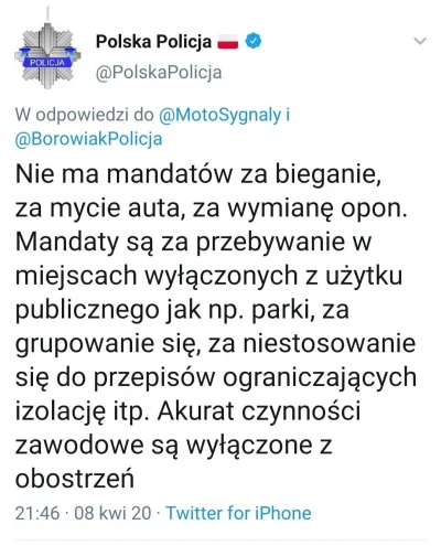 WillyJamess - Wysoki Sądzie, na podstawie wpisu Policji na Twitterze 8 kwietnia o 21:...