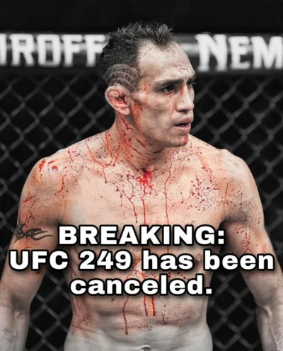 Anty_Chryst - i #!$%@?, i wylądował (╯°□°）╯︵ ┻━┻
#ufc #mma