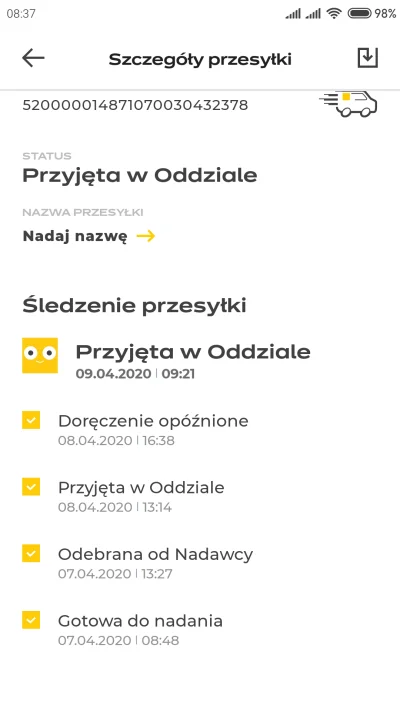 szasznik96 - #inpost #tracking 
O co chodzi, paczkę która zamówiłem wczoraj mam już w...