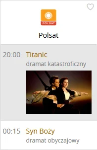 czajoza4 - #titanic w #polsat emitowany w całości?
Piekło zamarzło