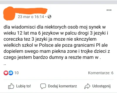 krykoz - #facebook #analfabeci #brakinterpunkcji #jezykpolski

Znalezione u znajomego...