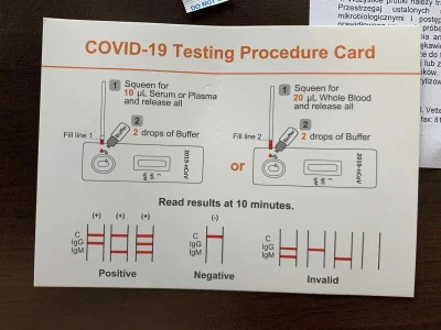 cinu01 - Tak wyglada szybki test na antyciała covid19 #koronawirus #2019ncov