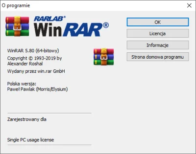 czlowiekmajor - Tak wygląda cyfrowa licencja WinRAR którą niedawno kupiłem.
#winrar ...