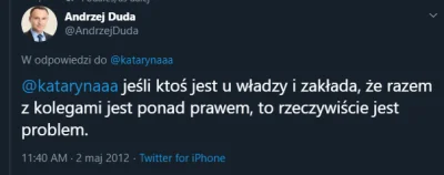 OsraneMajtyXD - A tak w 2012 pisał Duda ¯\\(ツ)\/¯