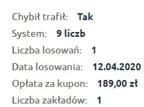 Aberworthy - W tym roku chyba z raz albo dwa w lotto zagrałem, to na koronaświęta z n...