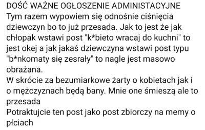 Nudnosci - @Shzavv: przecież taka "wojenka płci" jest na większości memowych grupek n...