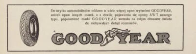 francuskie - Rok 1928 w motoryzacji: Popularność marki Goodyear wzrosła na całym obsz...