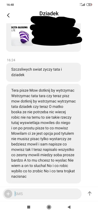 MisterSzatan - Mój dziadek próbował wysłać mi życzenia przez google voice, szczególni...