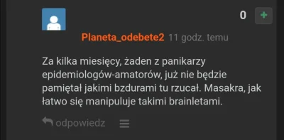 a.....d - Codziennie kisnę z tych wykopowych specjalistów od wirusa co to 2 miesiące ...