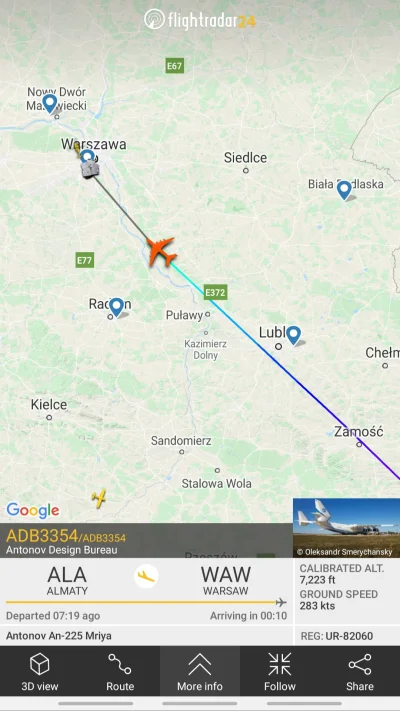 kazd - #flightradar24 
Jeszcze 10 minut