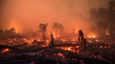 KawaJimmiego - #strazpozarna #osp
Wyobraźmy sobie sytuację pożaru lasu, kiedy nie ma...