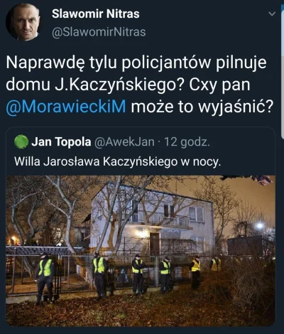 starnak - Willa Jarosława Kaczyńskiego dziś w nocy #kaczynski #polityka #humorobrazko...