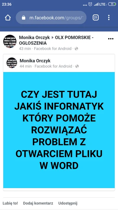 Zaqq - Haloooo infornatyk potrzebny na jusz!
ERROR 
#coronavirus wkradł się w worda...