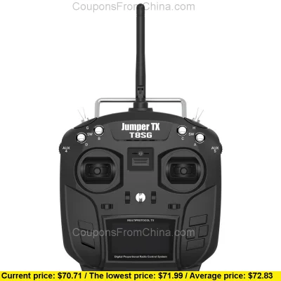 n____S - JumperTX T8SG RC Transmitter - Banggood $309.30
Kupon: BGTX8
Cena: $70.71 ...