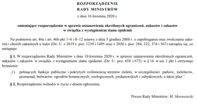 sailer - Ależ to rozporządzenie się zmienia. Za chwilę z godziny na godzinę będzie ob...