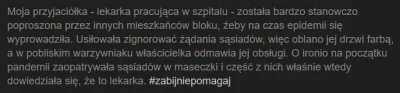 SkrytyZolw - Ludzie są wspaniali (╯°□°）╯︵ ┻━┻

#koronawirus #medycyna #lekarz