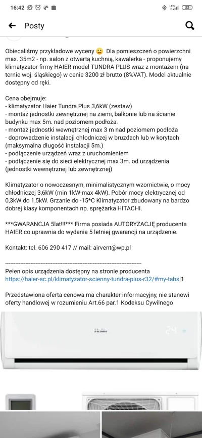 DzikiD - Mam zamiar zamontować #klimatyzacja do #mieszkanie Znalazłem taką ofertę czy...