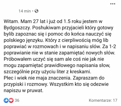 Liese - Baardzo szanuje każdego kto uczy się polskiego i to jest takie urocze jak pró...