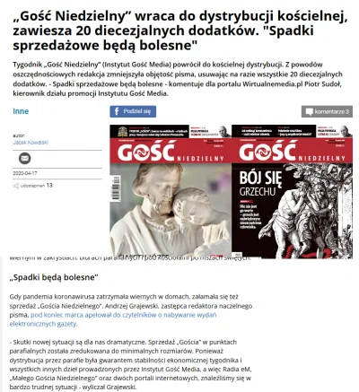 Lukardio - A jak ty zwykle jest że Ksiądz nakłania do kupowania Gościa Niedzielnego
...