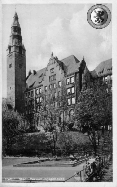 SzycheU - Budynek Pomorskiego Uniwersytetu Medycznego w 1935 roku.
Powstał w 1902 ro...
