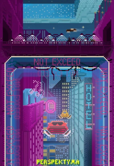 Perspektyma - Moja pierwsza grafika pixelartowa w full kolorze. 

Purple city

#t...