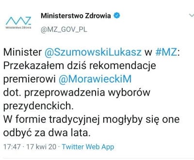 bn1776 - #wybory #szumowski
A ja naiwny myślałem, że dopiero jak będzie szczepionka