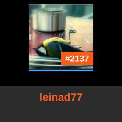 b.....s - @leinad77: to Ty zajmujesz dzisiaj miejsce #2137 w rankingu! 
#codzienny213...