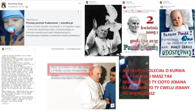 wonsztibijski - Jan Paweł II na tablicy, zbiórki na biedne dzieci itd.
Wybaczenie po...