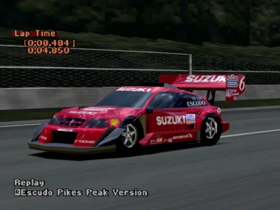 uknot - Nie takie rzeczy się robiło w Gran Turismo 2 tym wariatem. Latający Escudo ( ...