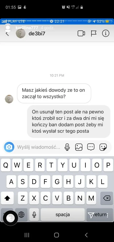 Dymek95xx - @SzotyTv tłumaczy się na insta xD