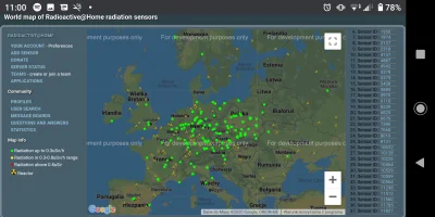 msichal - Jakby ktoś chciał zweryfikować takie doniesienia, to polecam mapkę radioact...