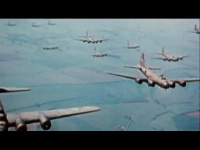 myrmekochoria - Bombardowanie Niemiec na archiwalnym filmie. Imponujące fale uderzeni...