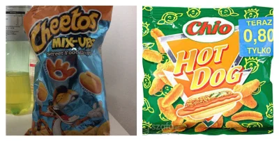 H.....a - Odkrycie kwarantannowe - cheetosy mix ups smakują jak chio hot dogi!

W mik...