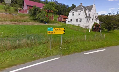 InformacjaNieprawdziwaCCCLVIII - Znalazłem ten znak jeżdżąc losowo po fjordach w Goog...
