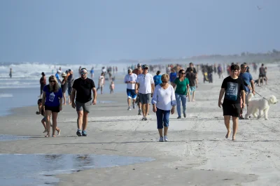 ZapomnialWieprzJakProsiakiemByl - Jak w USA(Floryda) skończyło się otwarcie plaż. Zdj...