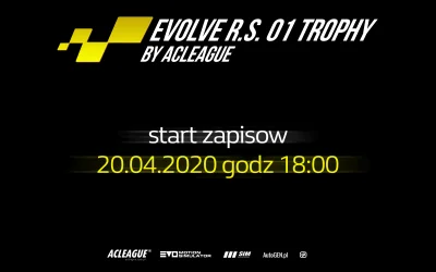 ACLeague - EVOLVE R.S. 01 TROPHY by ACLeague

- Sezon bez opłaty wpisowej.
- Wysta...