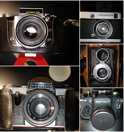 Kiszkaziemniaczanamocy - Ile są warte te stare aparaty (Zenit i Czajka nigdy nie byly...