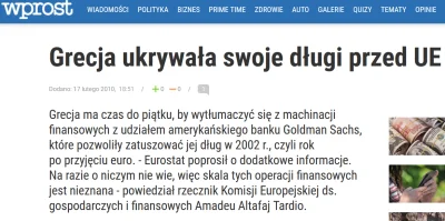 panczekolady - Państwo dobrobytu na kredyt, który prędzej czy później ktoś będzie mus...