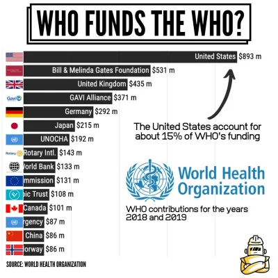 m.....0 - Fundacja Gatesa od lat dotuje WHO, wpłacając więcej niż większość państw. D...
