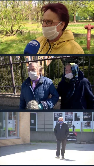 jagoslau - Zauważyliście, że ludzie z reportarzu noszą maski w sposób nie zasłaniając...