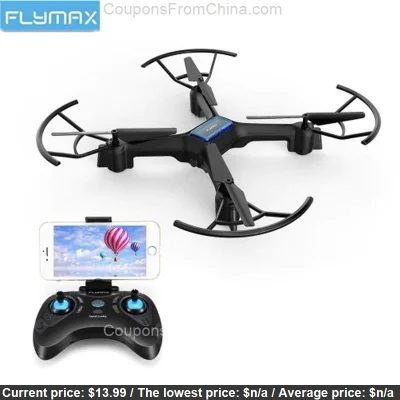 n____S - Flymax 2 Drone RTF - Gearbest 
$13.99 (58,35 zł) + $0.00 za wysyłkę


#k...