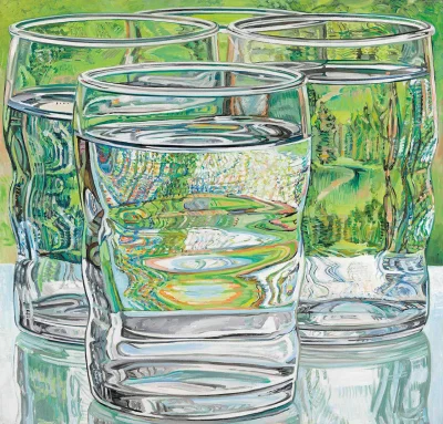 kaosha - #sztuka #art #obrazy #malarstwo
Janet Fish
Skowhegan Water Glasses
1975 
...