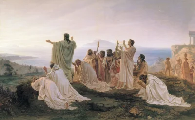 UrbanNaszPan - Pythagoreans celebrate sunrise (1869)
Fyodor Bronnikov

#art #sztuk...