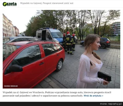 enforcer - #wroclaw - pamiętny wypadek na Gajowej.