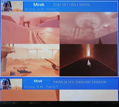 Fontanero - Mircy grałem wczoraj w Podróż na PS4 a dzisiaj znajomy wysłał mi takie zd...