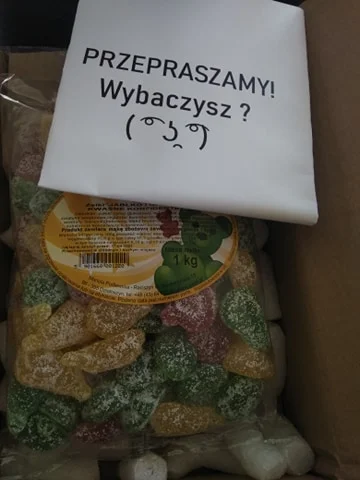 alpag - Jak ja szanuję żelki #gusto. Zrobiłem zamówienie na kilka kg #zelki, jedno op...