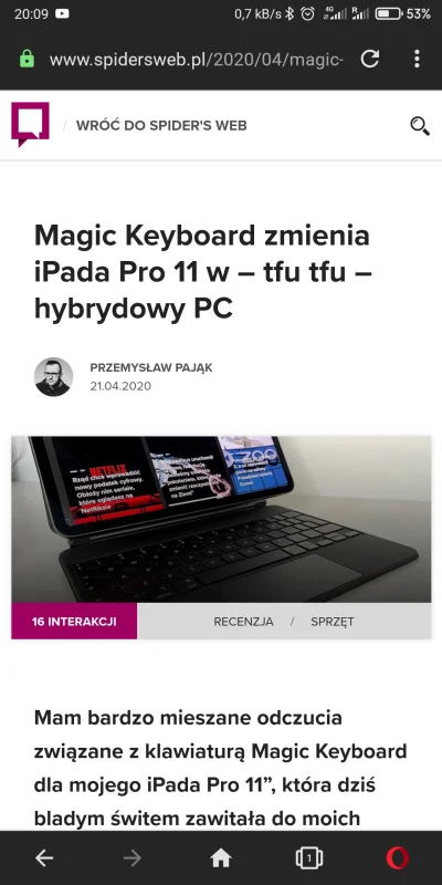 openordie - Z klawiatury nie da się korzystać ale APPLE ZNOWU ZROBIŁO TO LEPIEJ za 15...