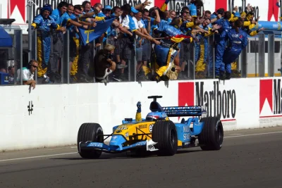 Mothman- - Fernando Alonso | Mild Seven-Renault R23 | Hungaroring 2003
Pierwsze zwyc...